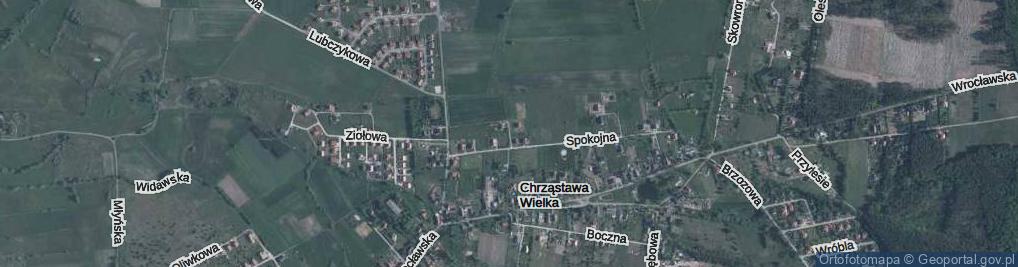 Zdjęcie satelitarne Cicha ul.